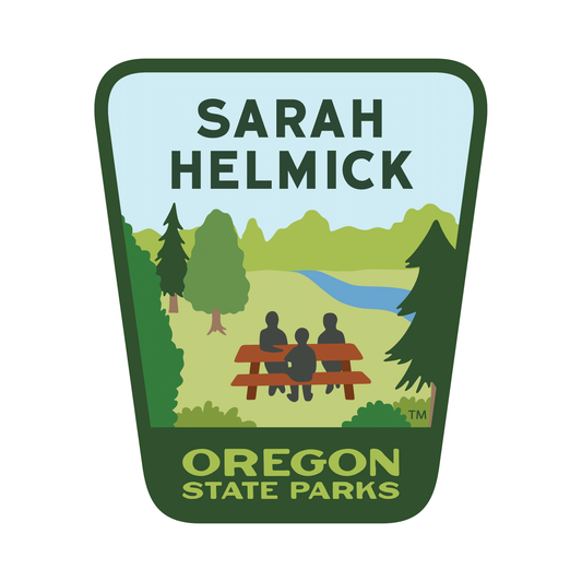 Sarah Helmick, 3.25” Weatherproof Sticker