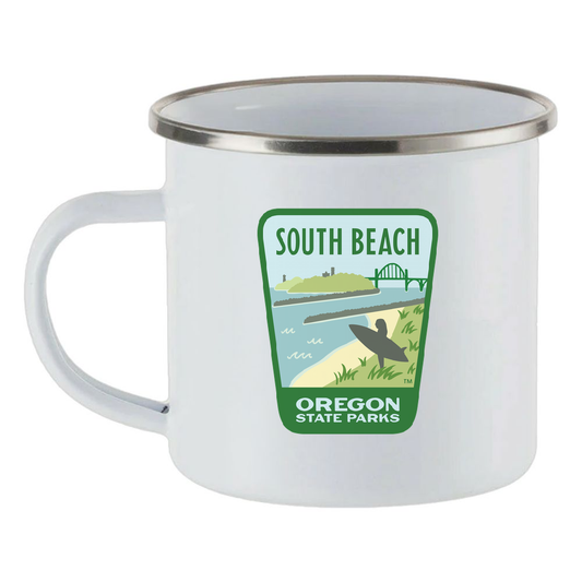 South Beach Enamel Mug, 12oz