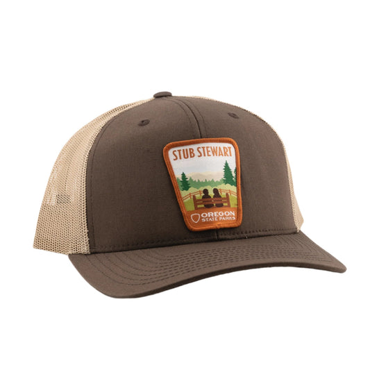 Stub Stewart Trucker Hat | Patchmarks Oregon State Parks