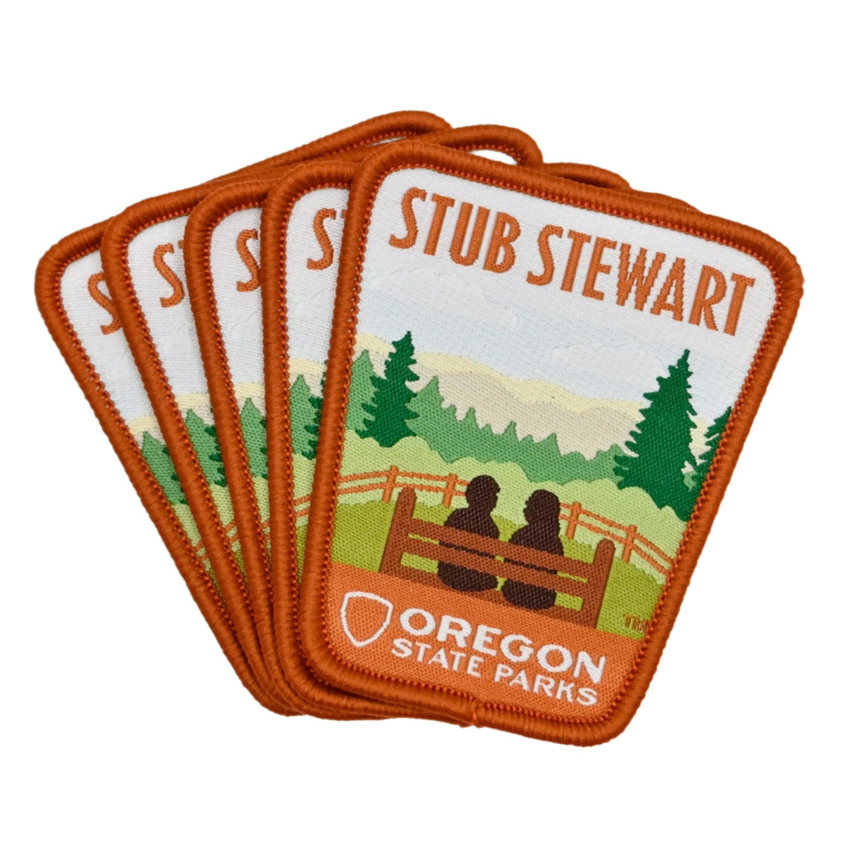 Stub Stewart,  2.5" Iron-on Patch | Patchmarks Oregon State Parks