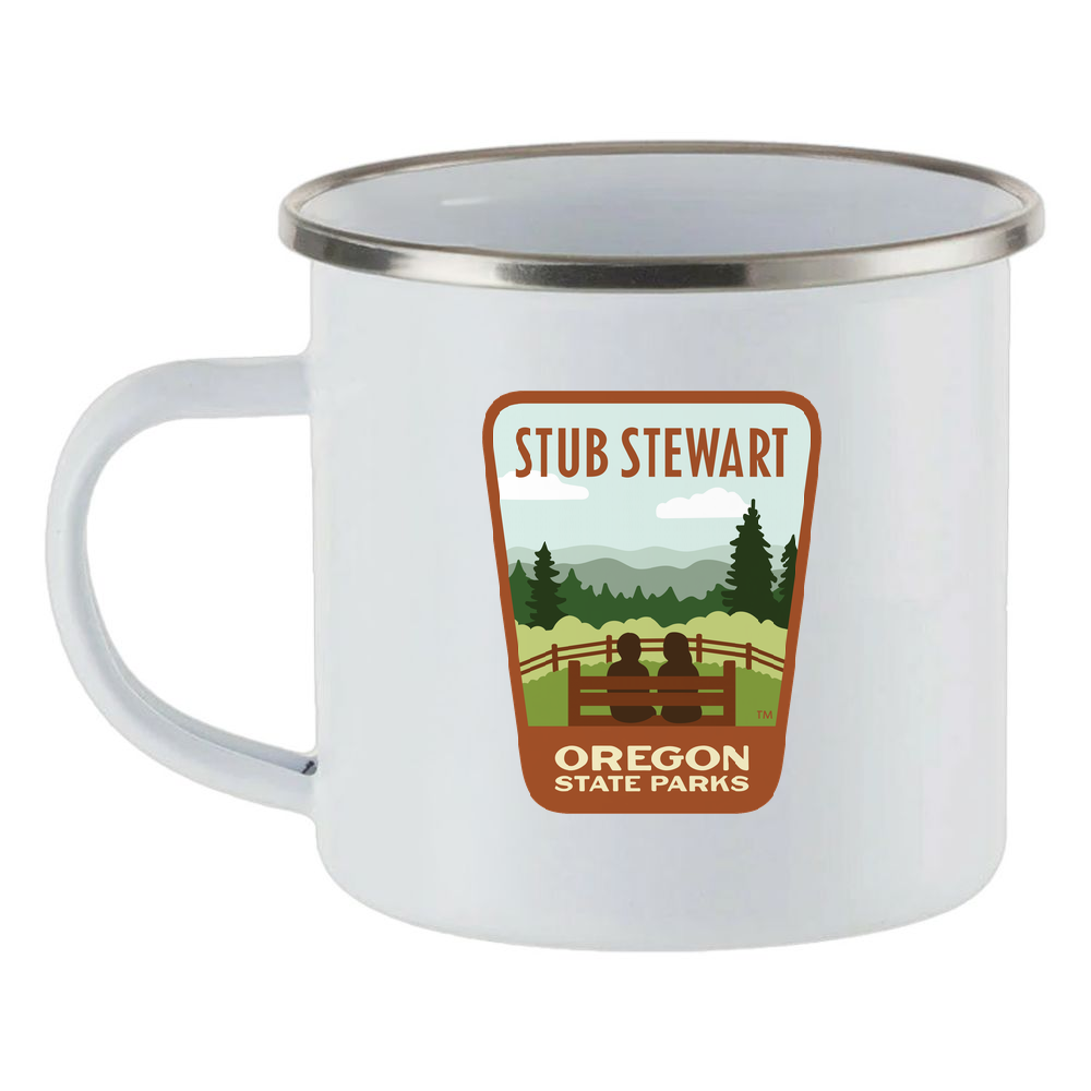 Stub Stewart Enamel Mug, 12oz