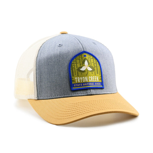 Tryon Creek Trillium Trucker Hat | Patchmarks Oregon State Parks
