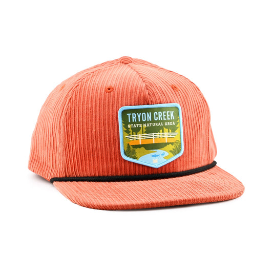 Tryon Creek Bridge Corduroy Hat | Patchmarks Oregon State Parks