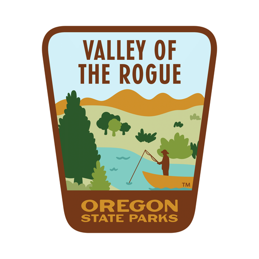 Valley of the Rogue, 3.25” Weatherproof Sticker