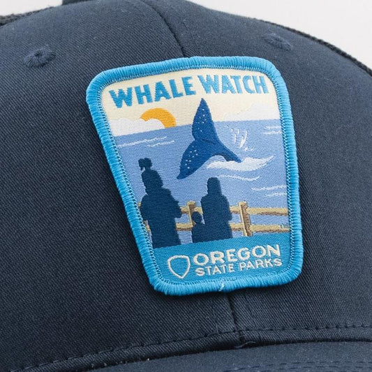 Whale Watch Trucker Hat | Patchmarks Oregon State Parks