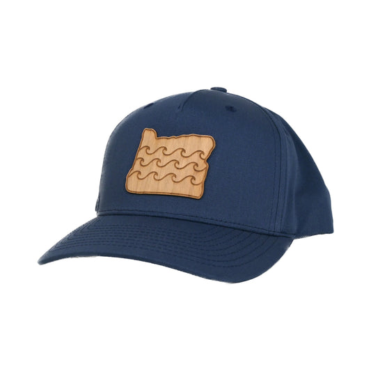 Water Ways - Wood Patch Snapback Hat | Patchmarks Oregon State Parks