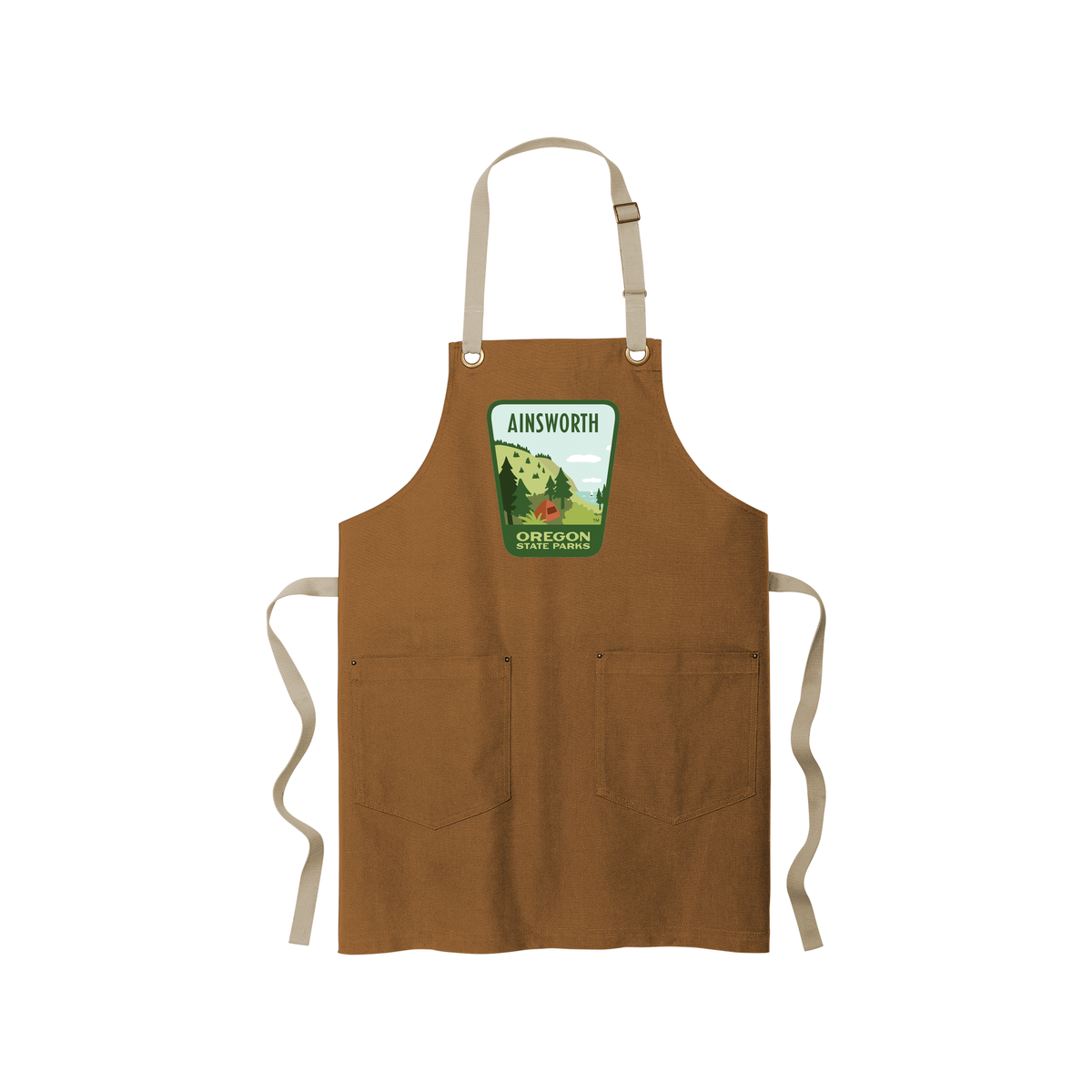 Ainsworth Canvas Two-Pocket Apron