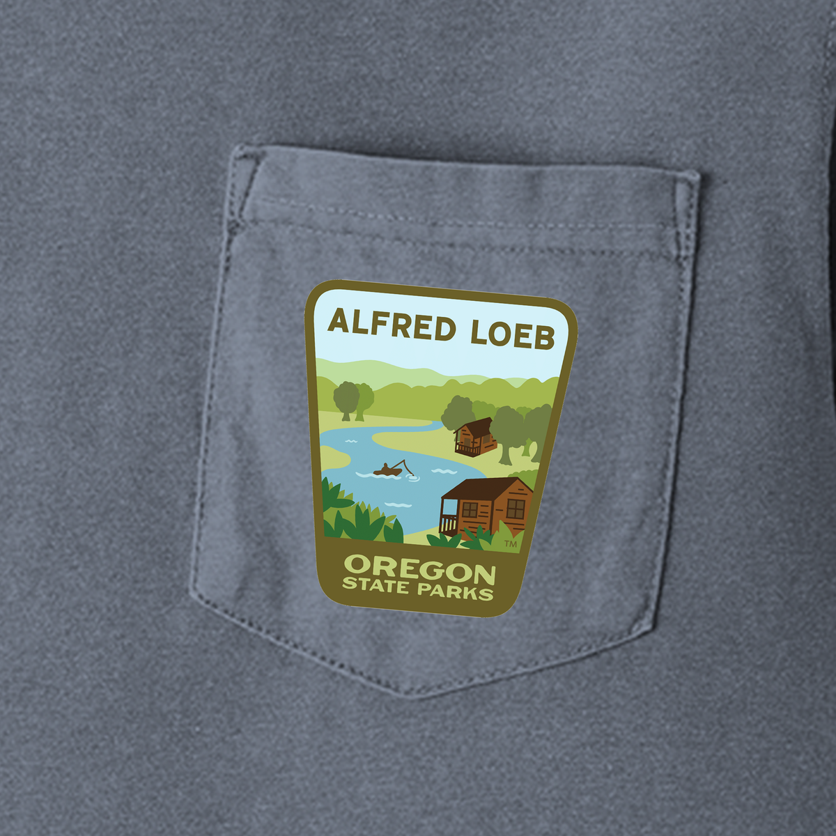 Alfred Loeb Comfort Colors Heavyweight Pocket T-Shirt - pocket