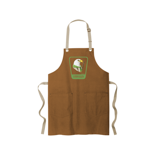 Bald Eagle Canvas Two-Pocket Apron