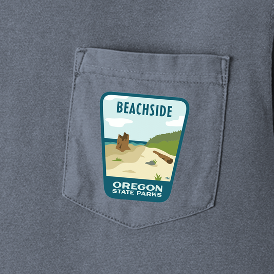 Beachside Comfort Colors Heavyweight Pocket T-Shirt - pocket