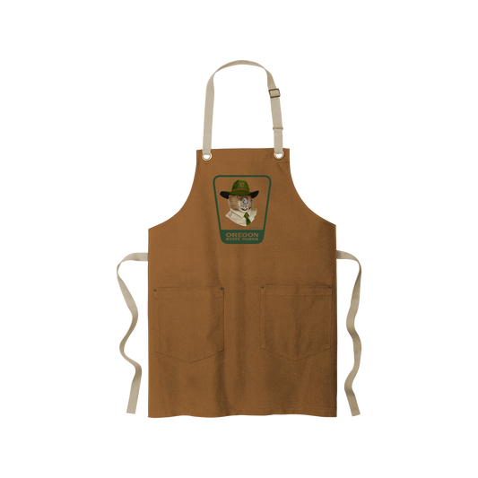 Beaver Canvas Two-Pocket Apron