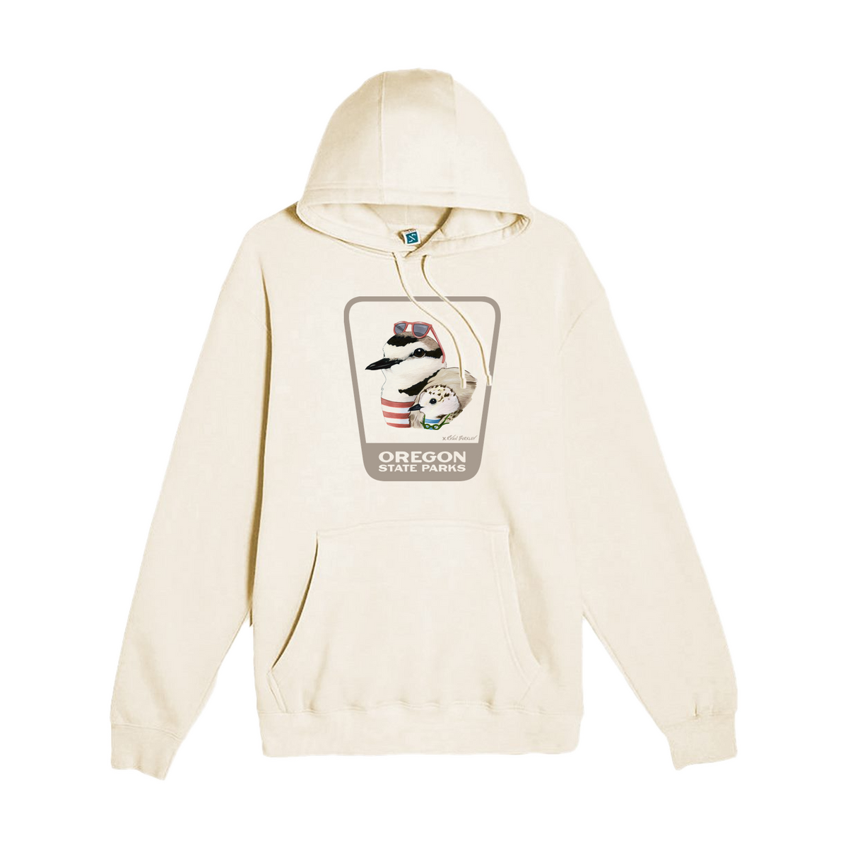 Western Snowy Plover Pullover Hoodie