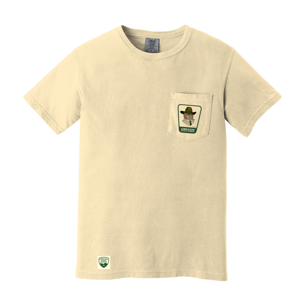 Beaver Comfort Colors Heavyweight Pocket T-Shirt