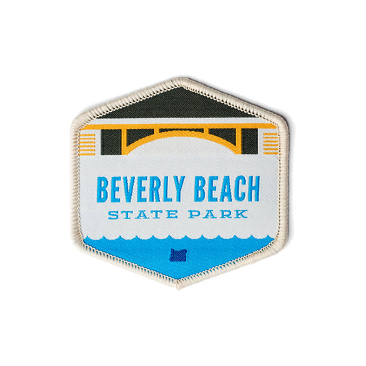 Beverly Beach, 3" Iron-on Patch | Patchmarks Oregon State Parks