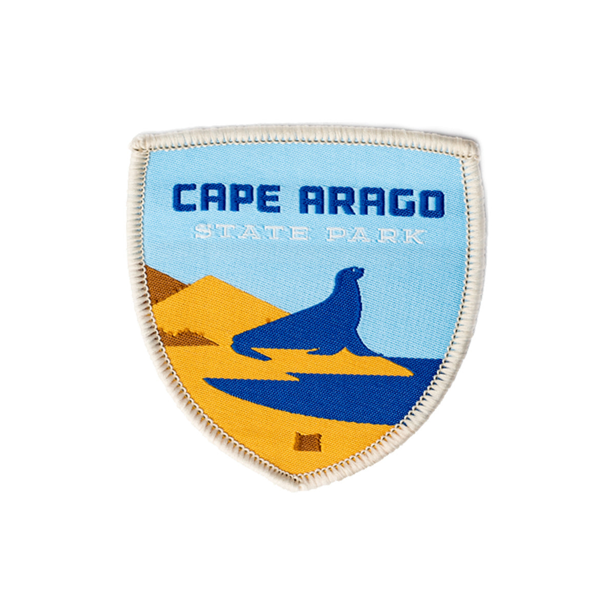 Cape Arago, 3" Iron-on Patch | Patchmarks Oregon State Parks