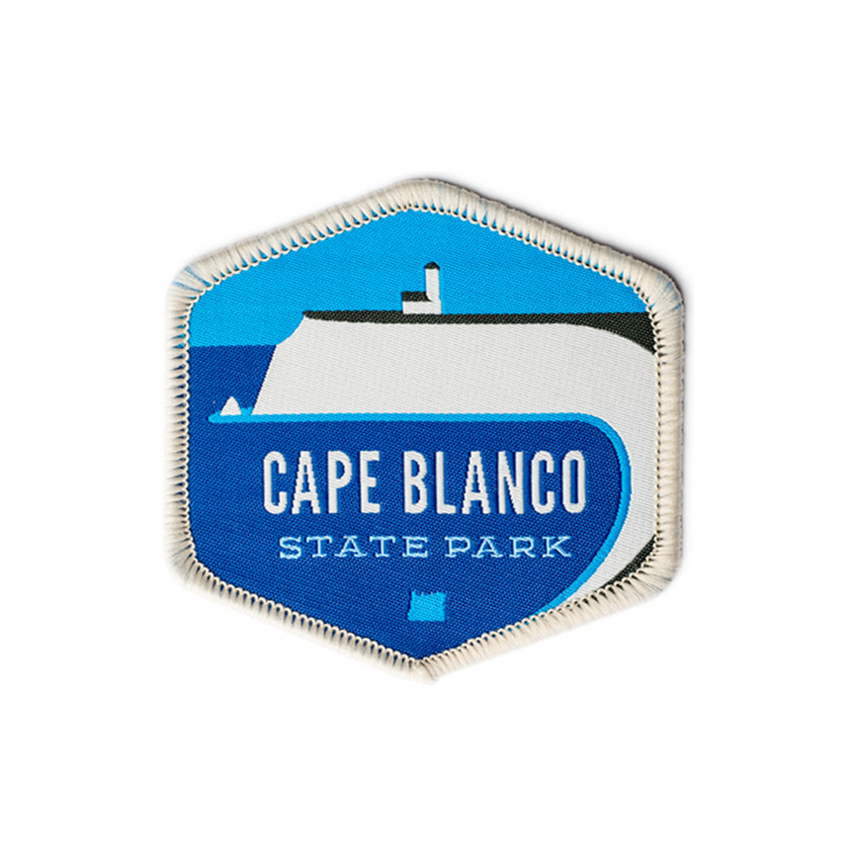 Cape Blanco, 3" Iron-on Patch | Patchmarks Oregon State Parks