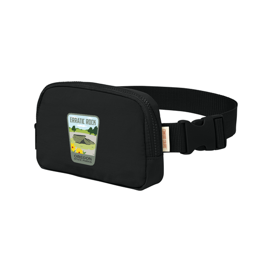 Erratic Rock Sling Bag - Black, side