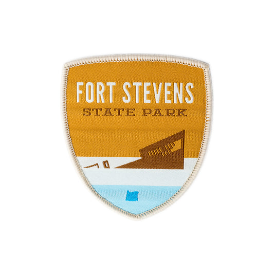 Fort Stevens, 3" Iron-on Patch | Patchmarks Oregon State Parks