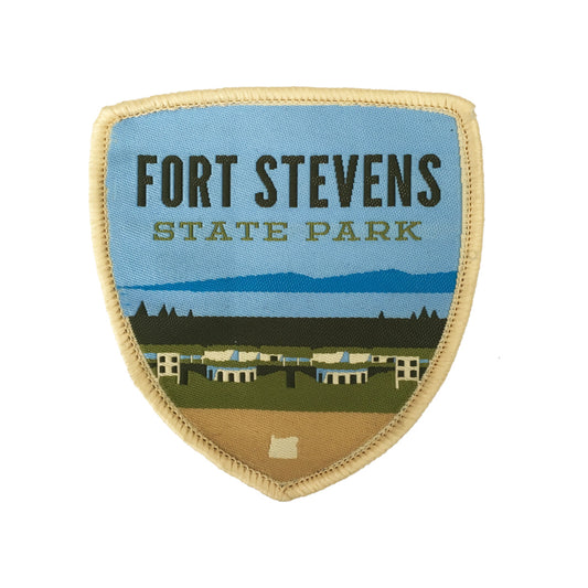Fort Stevens Battery, 3" Iron-on Patch | Patchmarks Oregon State Parks