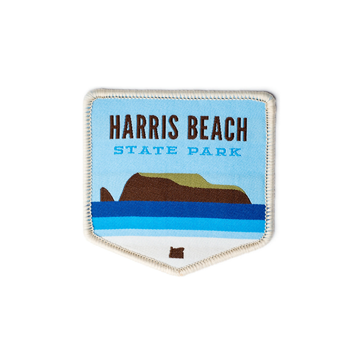 Harris Beach, 3" Iron-on Patch | Patchmarks Oregon State Parks