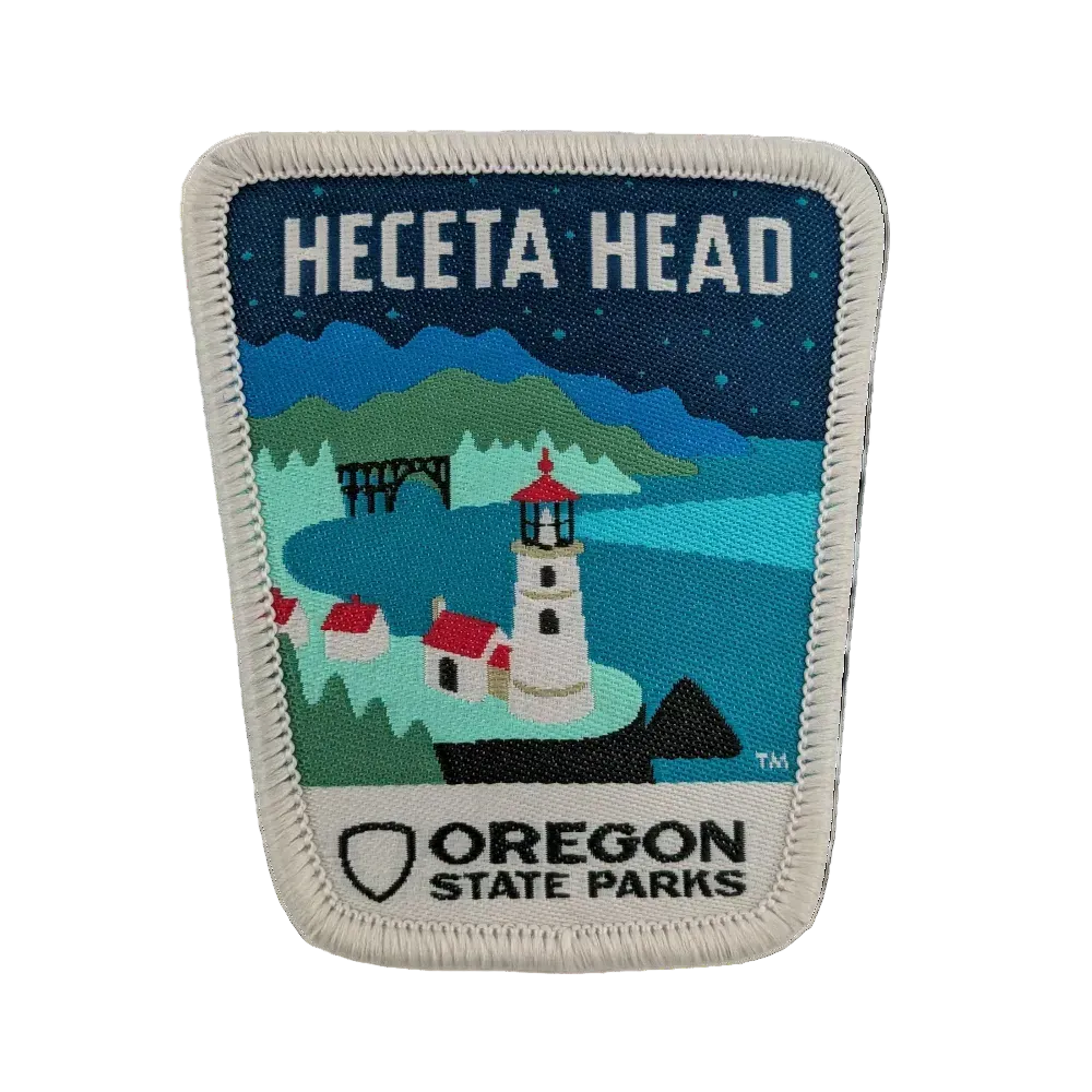 Heceta Head, 2.5" Iron-on Patch | Patchmarks Oregon State Parks