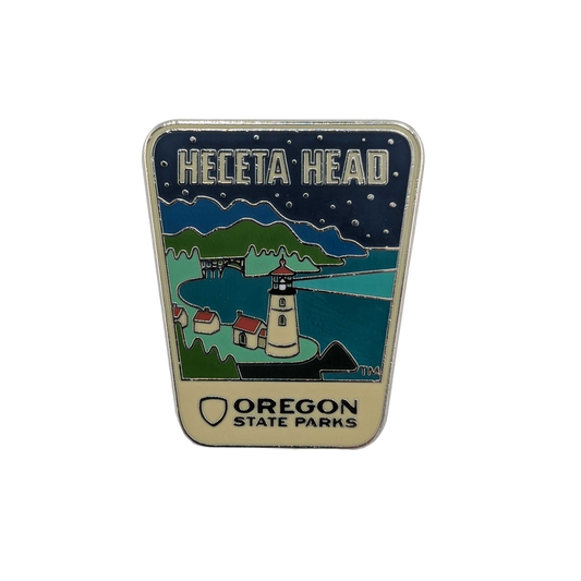Heceta Head Enamel Pin | Patchmarks Oregon State Parks