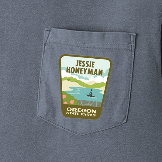 Jessie Honeyman Comfort Colors Heavyweight Pocket T-Shirt - pocket