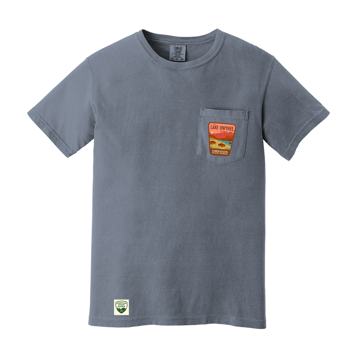 Lake Owyhee Comfort Colors Heavyweight Pocket T-Shirt