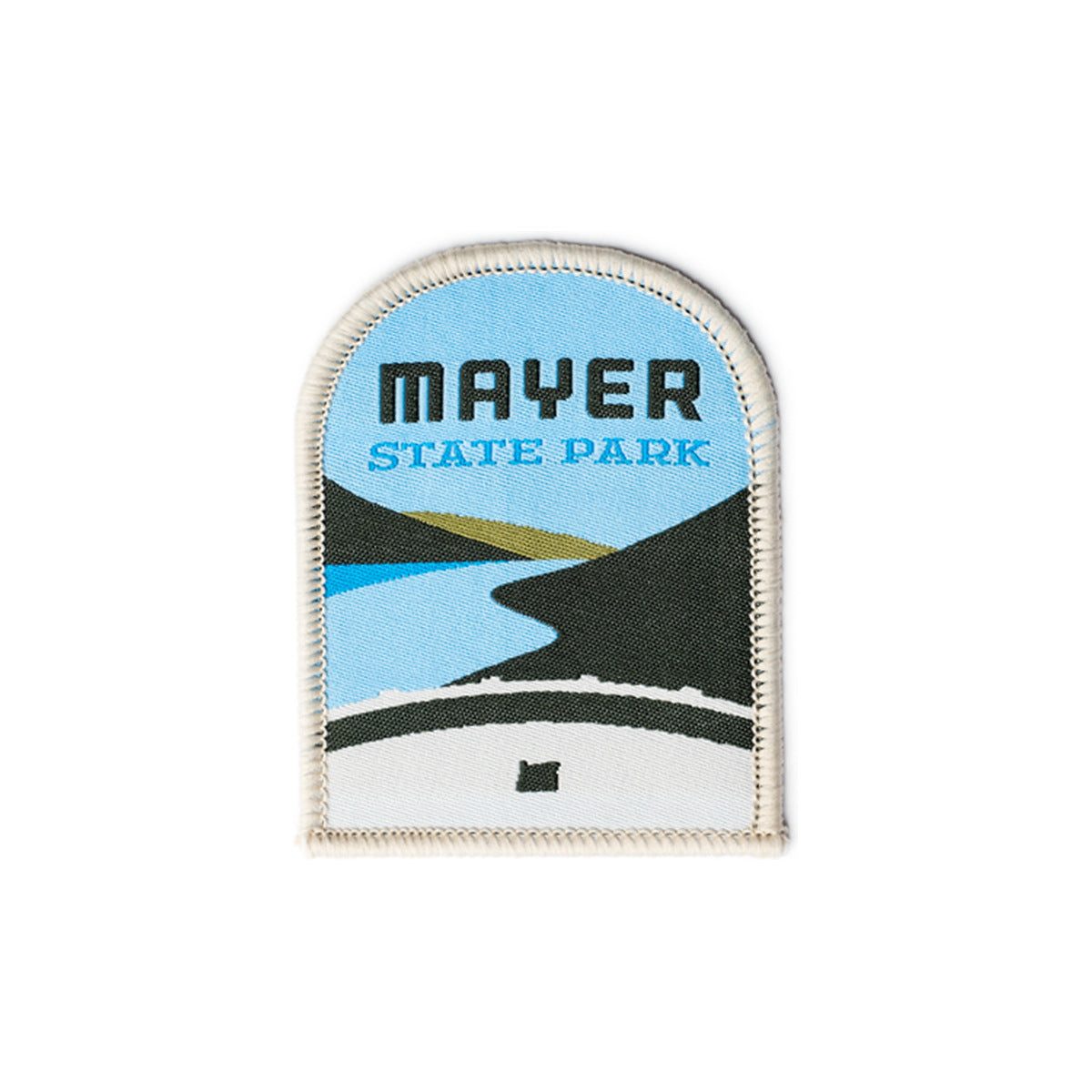 Mayer, 3" Iron-on Patch | Patchmarks Oregon State Parks