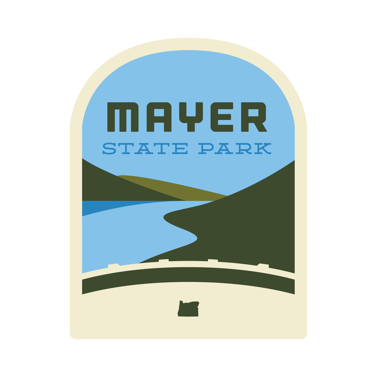 Mayer State Park Sticker