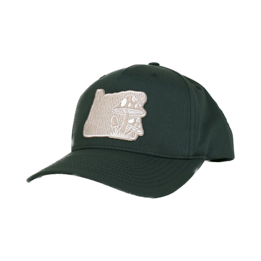 Mushroom - Snapback Hat | Patchmarks Oregon State Parks