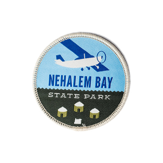 Nehalem Bay, 3" Iron-on Patch | Patchmarks Oregon State Parks