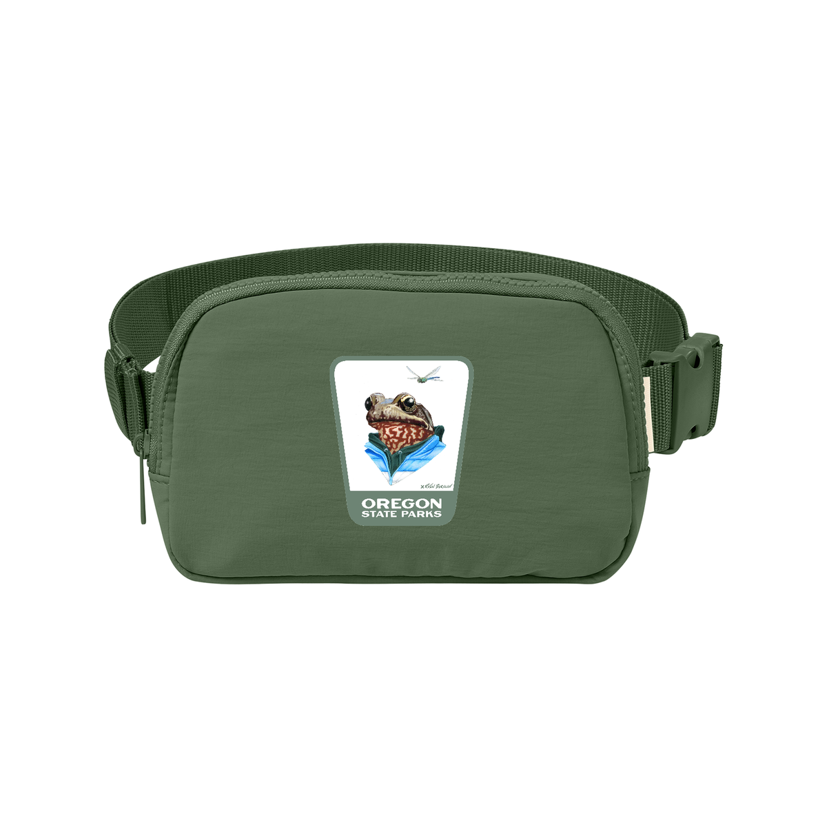 Oregon Spotted Frog Sling Bag - Moss