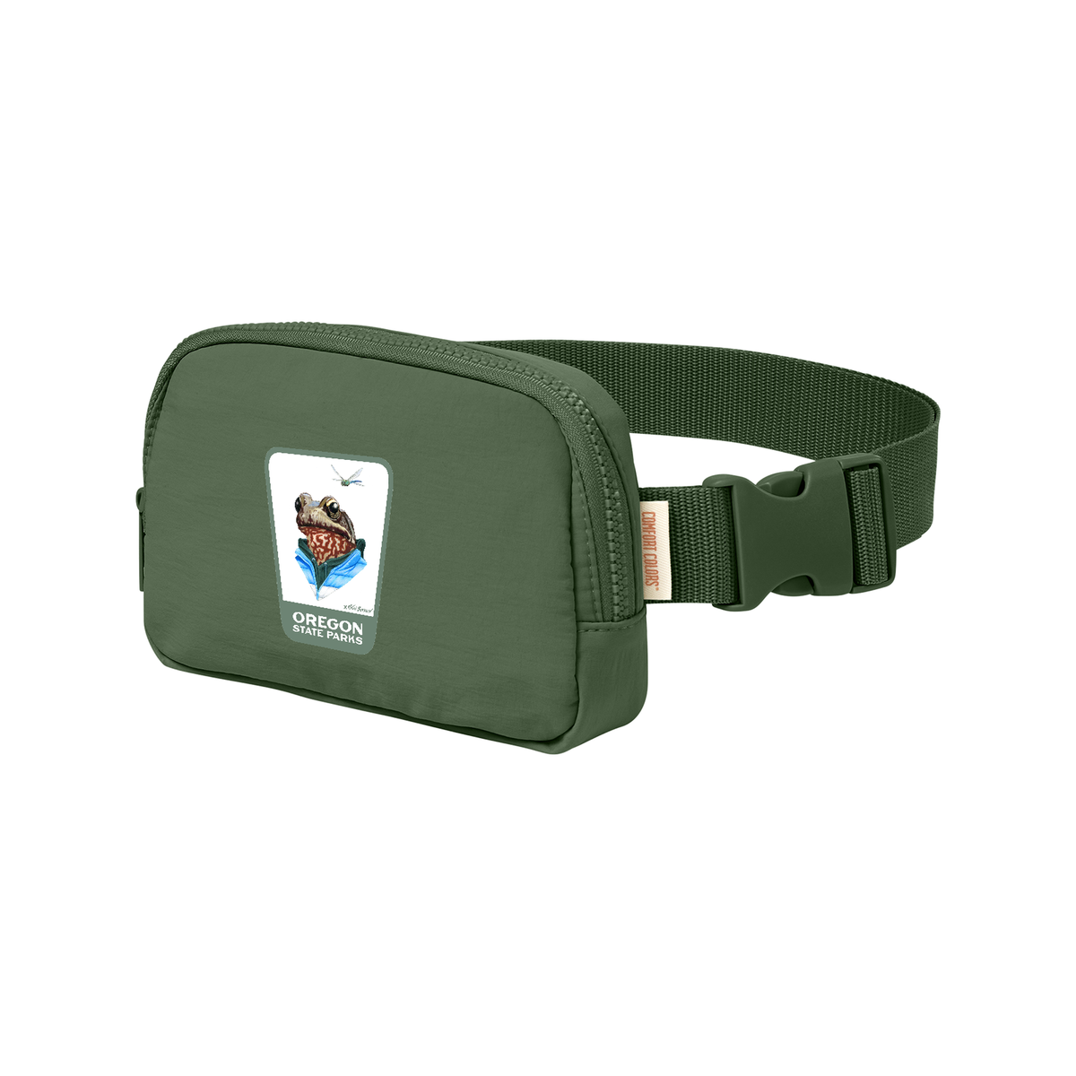 Oregon Spotted Frog Sling Bag - Moss, side
