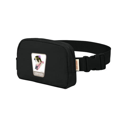 Peregrine Falcon Sling Bag - Black, side