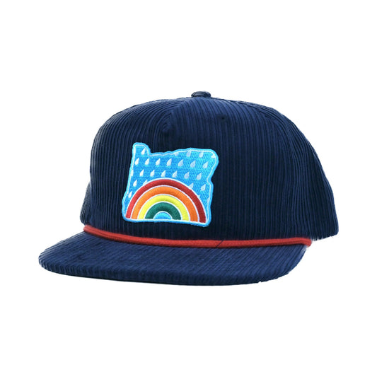 Oregon Rainbow - Cord Hat | Patchmarks Oregon State Parks