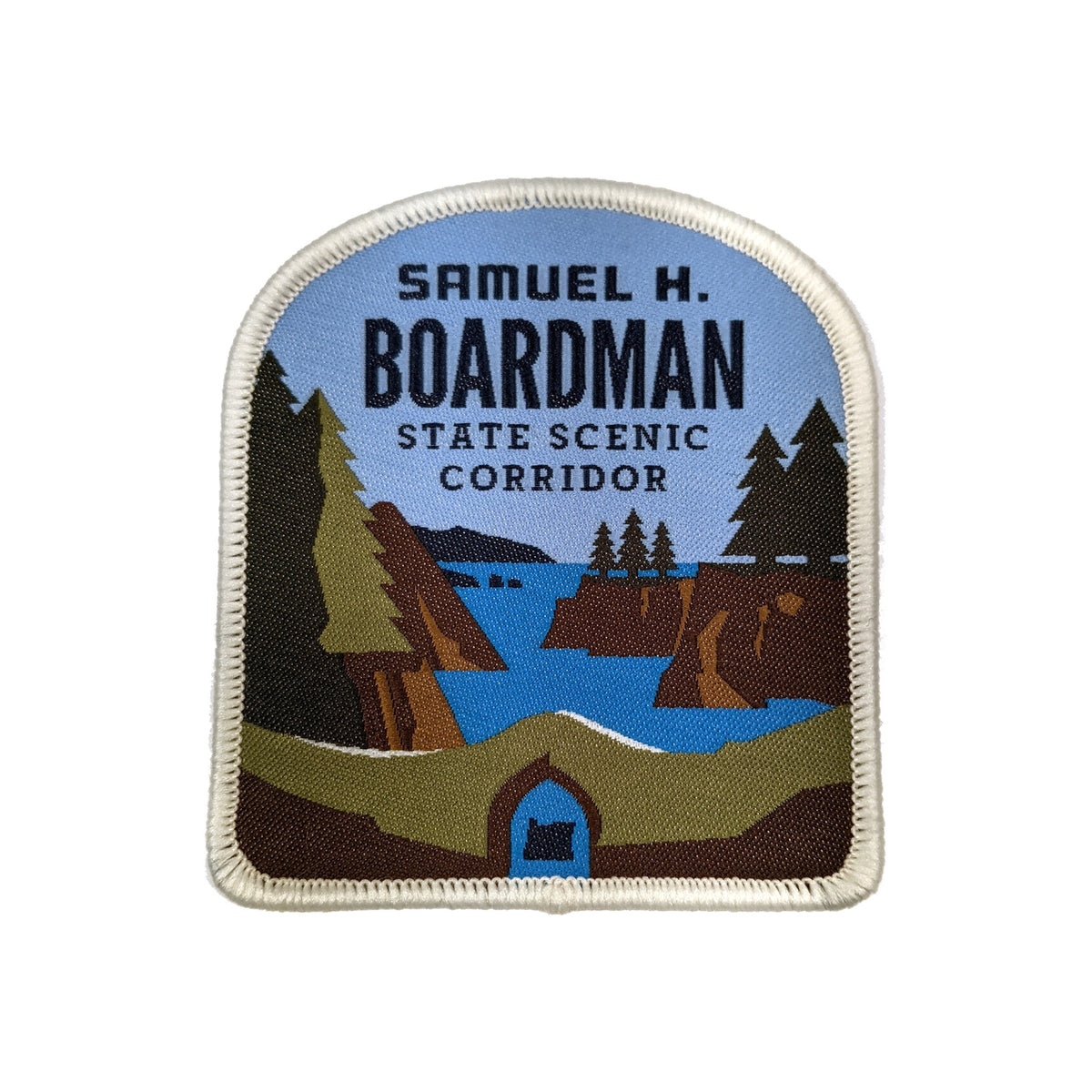 Samuel H. Boardman State Scenic Corridor 3" Iron-on Patch | Patchmarks Oregon State Parks
