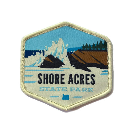 Shore Acres State Park - Waves Patch | Patchmarks Oregon State Parks
