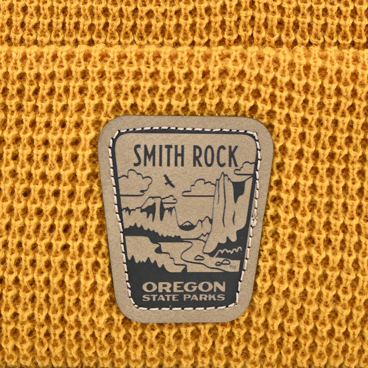 Smith Rock Beanie - patch close-up