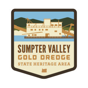 Sumpter Valley, 4” Weatherproof Sticker