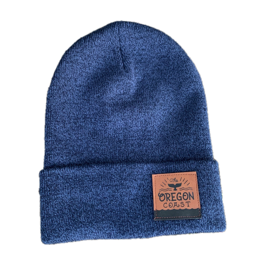 Oregon Coast Beanie - Whale's Tail | Patchmarks Oregon State Parks