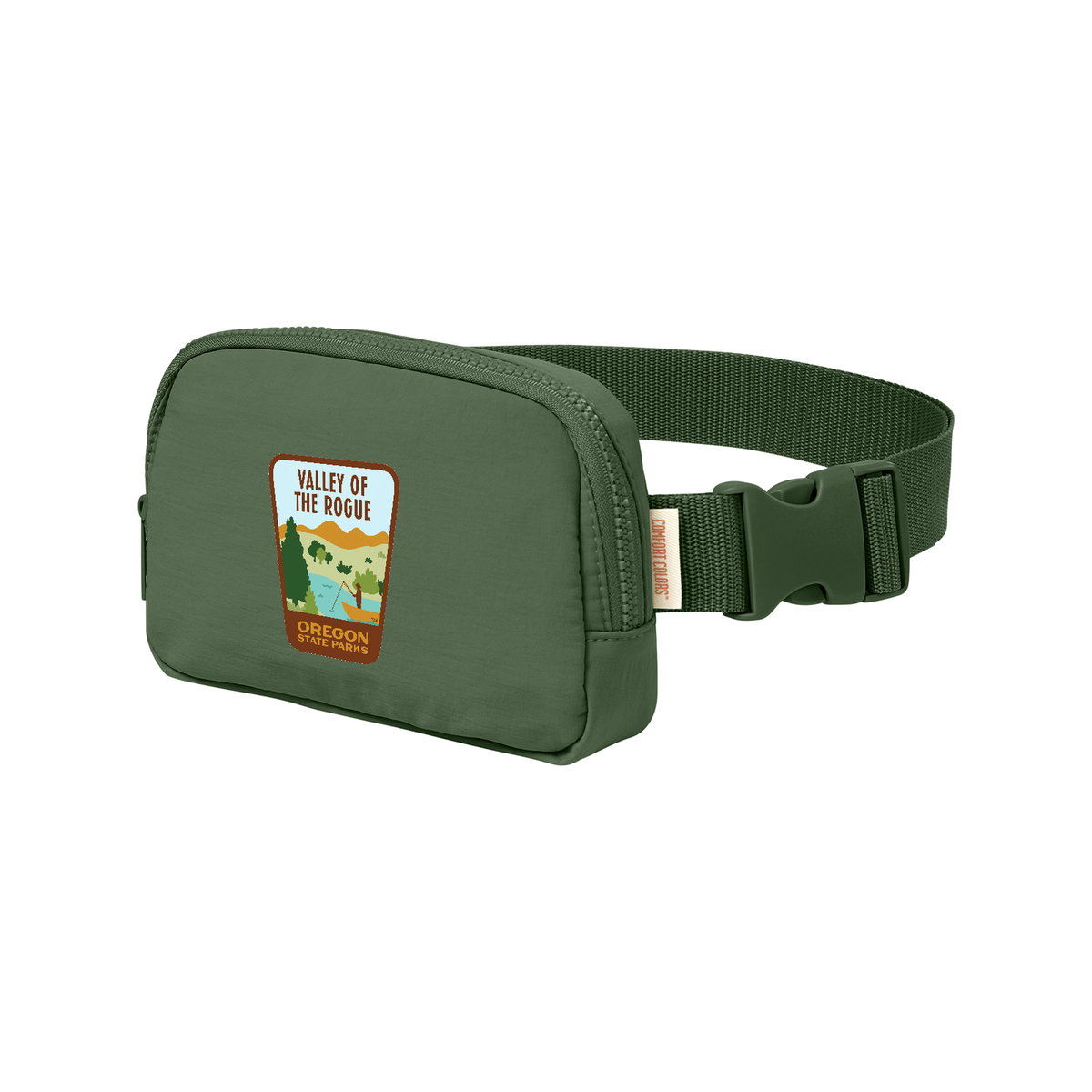 Valley of the Rogue Sling Bag - Moss, side
