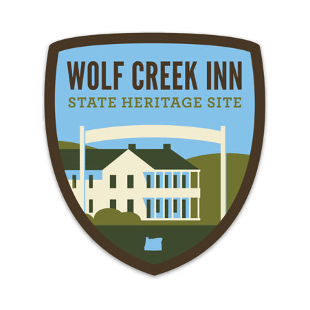 Wolf Creek Inn, 4” Weatherproof Sticker